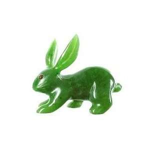  Jade Jack Rabbit Figurine (HNW 135)