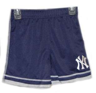 New York Yankees 2 Piece Set with Jersey Style Button Shirt and Shorts 
