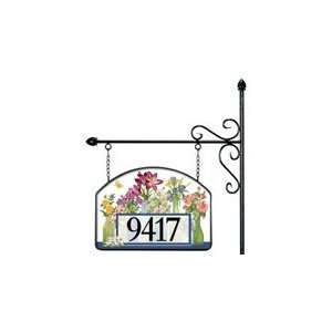  Fresh Cut Flowers Address Magnet w/ Easy To Apply House Number 