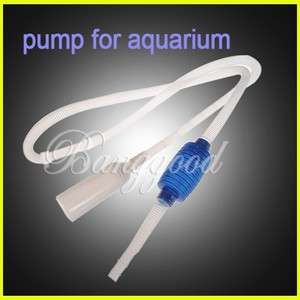 Siphon Vacuum Water Pump Gravel Cleaner Aquarium Filter  