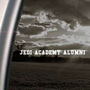 Jedi Academy Decal Star Wars Luke Window Sticker