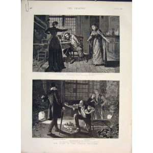  London Theatre Shaftsbury Haymarket Lyceum Print 1889 