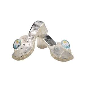  Cinderella Deluxe Jelly Shoes Child   Standard One Size 