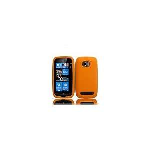 Nokia Lumia 710 Sabre Orange Cell Phone Silicone Case / Executive 