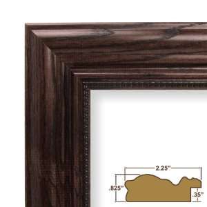 3x3 Walnut brown custom wood picture frame / poster frame (15177483150 