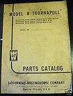 letourneau westinghouse model b tournapull parts manual returns not 