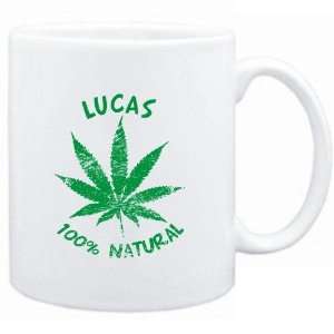    Mug White  Lucas 100% Natural  Male Names