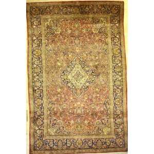  4x6 Hand Knotted Kashan Persian Rug   43x68