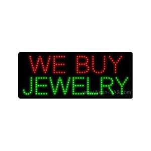  We Buy Jewelry Outdoor LED Sign 13 x 32