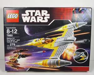 Lego Star Wars 7660 Naboo N 1 Starfighter and Vulture Droid Open Box 