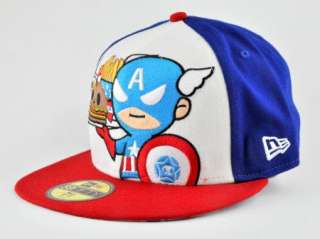 TOKIDOKI NEW ERA CAPTAIN AMERICA 59FIFTY FITTED CAP  