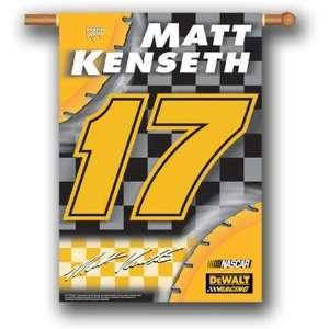  NIB Matt Kenseth #17 NASCAR Banner Flag & Pole Sleeve 