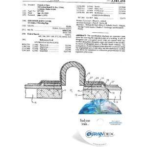  NEW Patent CD for EXPANSION JOINT COVER 
