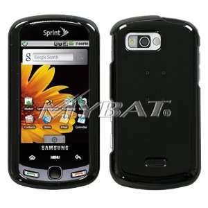  Black Snap On Protector Case for Samsung Moment M900 