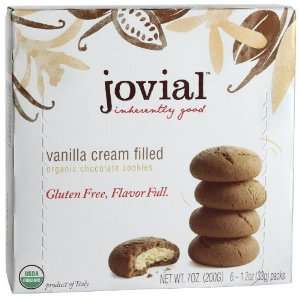 Jovial Vanilla Cream Cookies (10/7 Oz) Grocery & Gourmet Food
