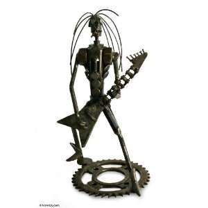  Auto parts sculpture, Punk Metal Guitarist II