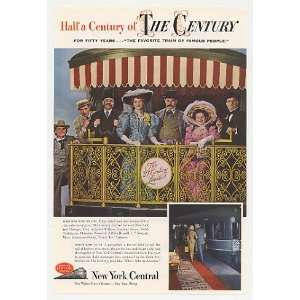   Central 20th Century Limited Train 50 Year Print Ad