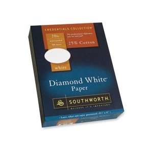  Southworth Company Products   Diamond White Paper, 20 lb 