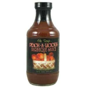 Ole Rays Peach A Licious Barbecue Sauce Grocery & Gourmet Food