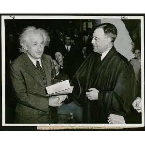  Albert Einstein,Judge Phillip Forman,citizenship,1940 