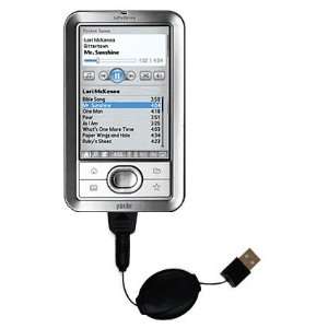 com Retractable USB Cable for the Palm LifeDrive with Power Hot Sync 