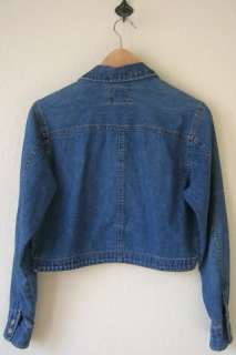 long sleeve chambray shirt  cropped style with loose fit  zipper up 