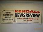 1964 kendall motor oil original gas station banner sign expedited
