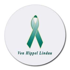  Von Hippel Lindau Awareness Ribbon Round Mouse Pad Office 