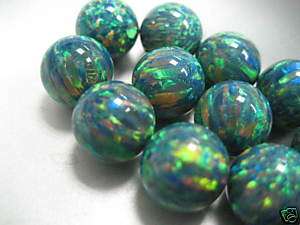 4mm Beads Lab Created Synthetic Opal Yellow Green 16  