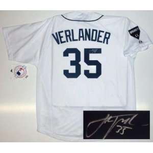  Justin Verlander Autographed Jersey   Home Sports 