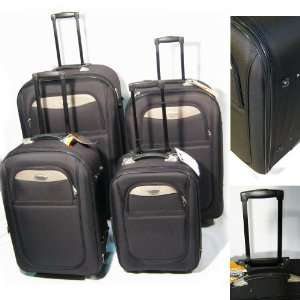  Travel Luggage Set Bag Suitcase Expandable 4 PC Rolling Lightweight 