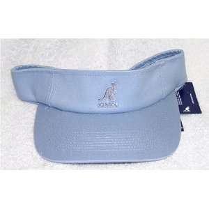 Kangol sun visor Hat Cap   100 % cotton   One Size Fit   color Steel 