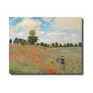 Wild Poppies Near Argenteuil les Coquelicots Environs Dargenteuil 1873 