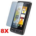 8X Transparent Durable Screen Protector for LG KP500