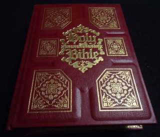 1971 THOMAS NELSON DELUXE Vintage Leather Gilt KJV Holy Bible  