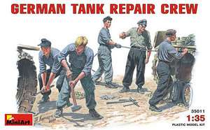 MiniArt 1/35 35011 WWII German Tank Repair Crew Army   