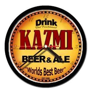  KAZMI beer and ale cerveza wall clock 