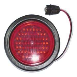    Fasteners Unlimited 003 5524R Red LED Round Tail Light Automotive