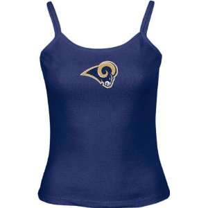 St. Louis Rams Womens Frosted Logo Tank Top  Sports 