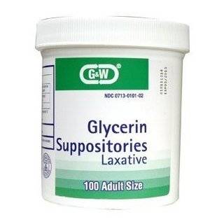  Fleet   Glycerin Suppositories, Laxative, Adult Jar, 100 