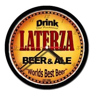 LATERZA beer and ale cerveza wall clock 