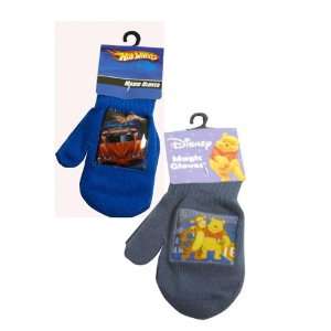   Wheels & Pooh Childrens Knit Mittens Case Pack 48 