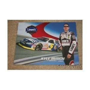  2004 Kyle Busch Chevy Monte Carlo NASCAR postcard 