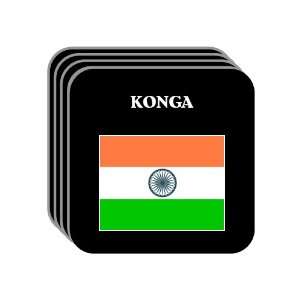  India   KONGA Set of 4 Mini Mousepad Coasters 