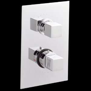  Kubix Twin Concealed Thermostatic Shower Valve With Built 