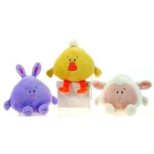   Assorted Easter Fat Sitting Animals. Case Pack 24 