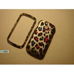   Cricket) Rubberized Cover Colorful Leopard Cell Phones & Accessories