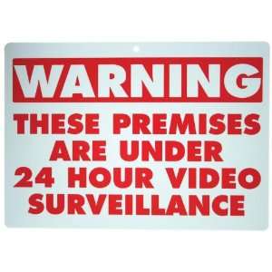   Signs (Set of 2) Security Camera Video Sign Set Patio, Lawn & Garden