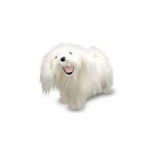  Maltese White Plush Dog 7.4 Inch Tall by Melissa & Doug 