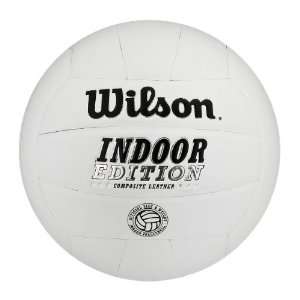  Wilson Volleyball Indoor Tournament Edition   White (Sz 